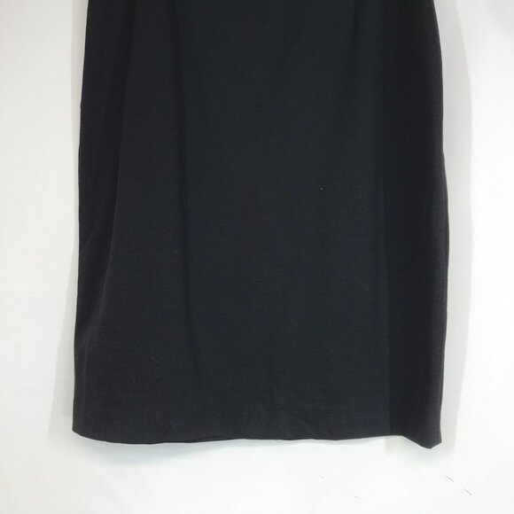 HALOGEN - WOMEN'S 16 - BLACK RAYON BLEND PENCIL SKIRT - Picture 3 of 9
